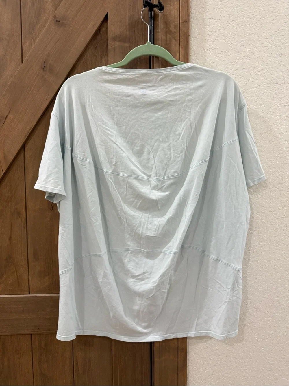lululemon athletica Pale Blue Relaxed Short Sleeve Tee
